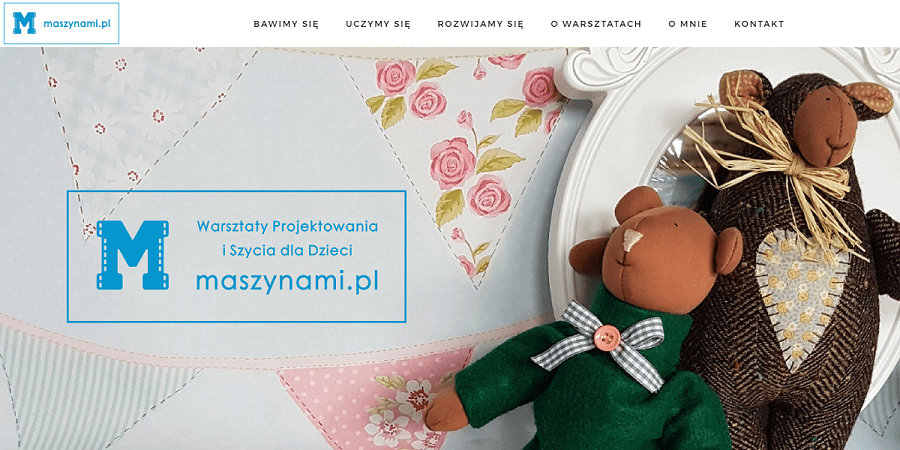 Strona internetowa i materiały marketingowe dla Maszynami - Portfolio - Monika Stasik - Monsta