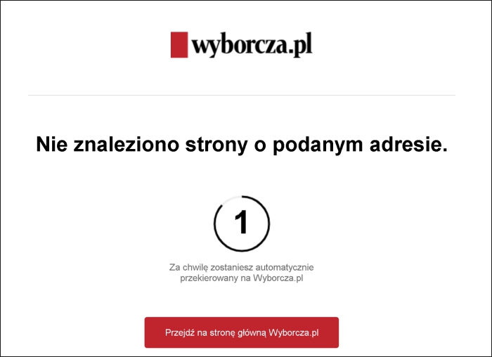 Strona błędu 404